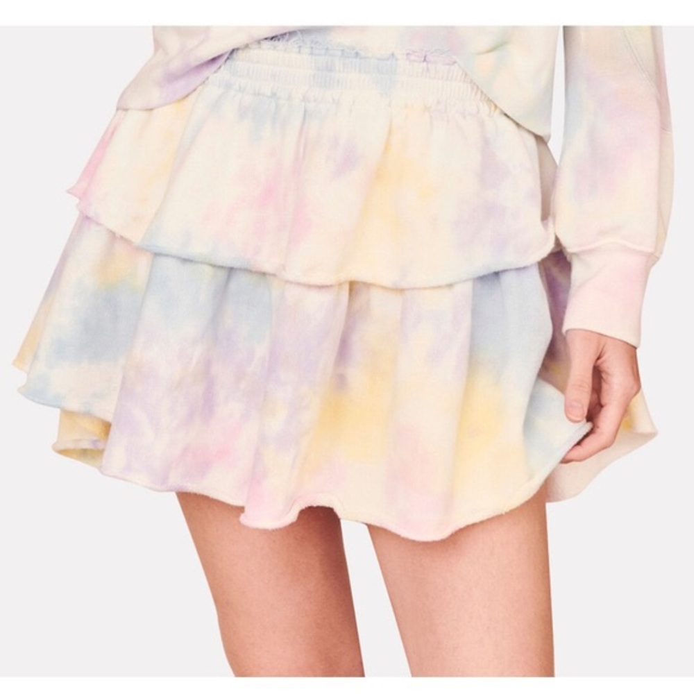 LoveShackFancy Tie Dye Skirt